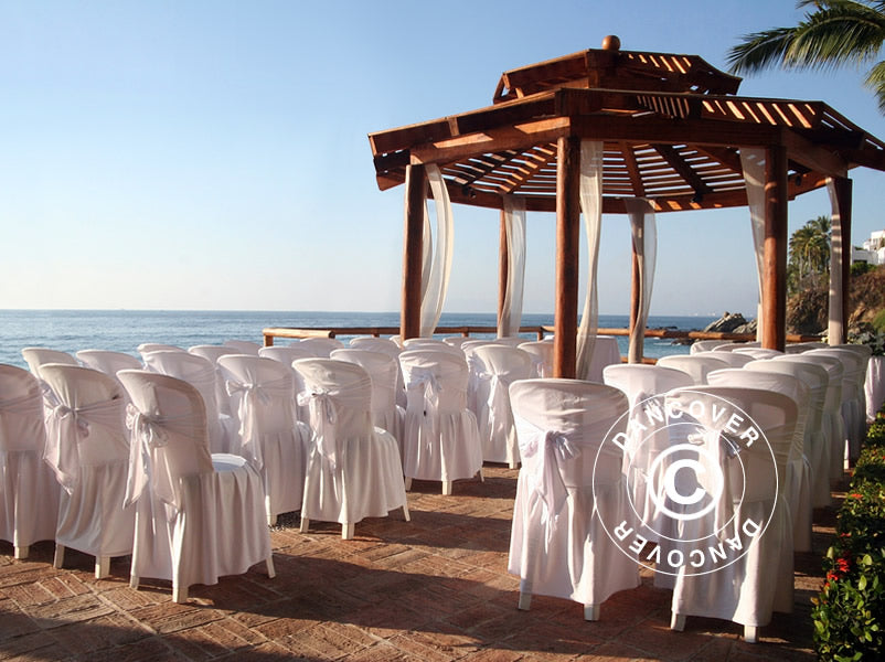 Stol trekk til 44x44x80cm klappstol, Hvit