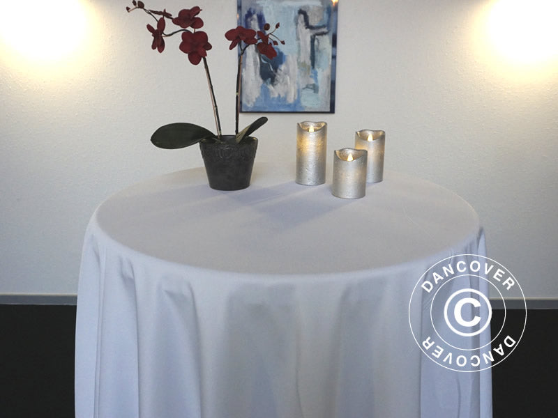 Duk Ø80x110cm, Hvit