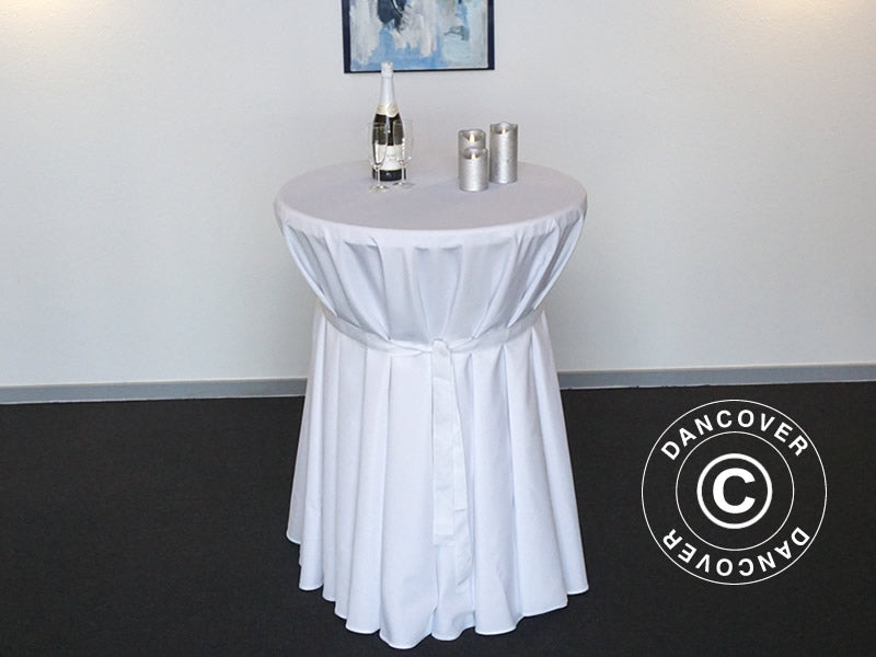 Duk Ø80x110cm, Hvit