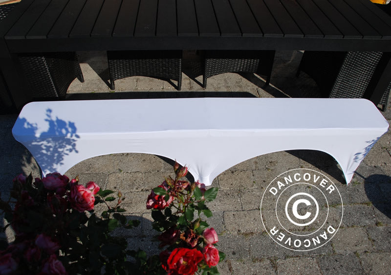 Benk dekke Strekk 183x28x43cm, Hvit