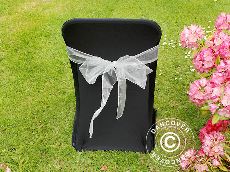 Stol dekker med stretch 44x44x80cm, Svart (1 stk.)