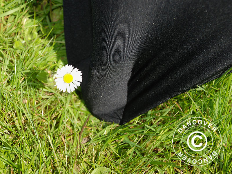 Stol dekker med stretch 44x44x80cm, Svart (1 stk.)