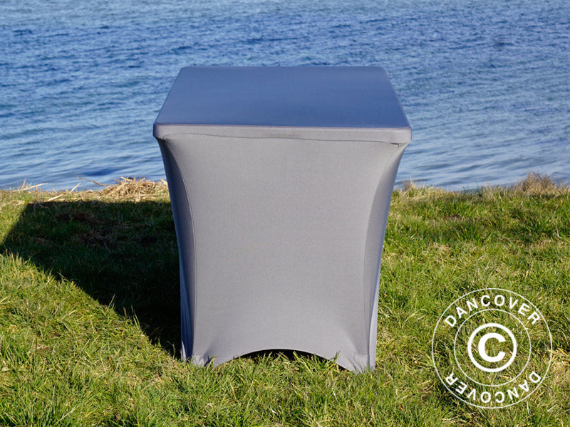 Stretch bord dekke 244x75x74cm, Grå