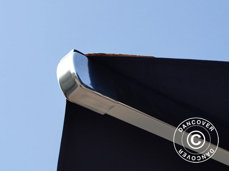 Hengeparasoll Havana, 3,5x3,5m, Svart