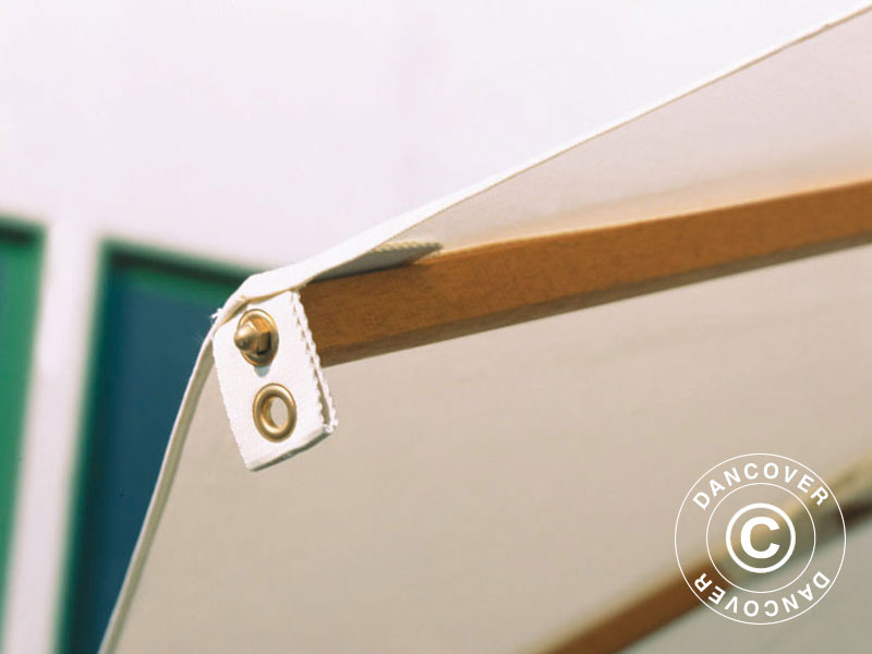 Parasoll Palladio Standard med kappe, 3x4m, Linfarget