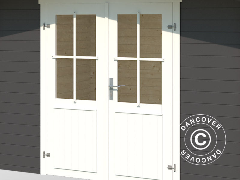 Redskapsbod i tre Oslo 2,92x2,3x2,22m, 28mm, 6,43m², Mørkegrå