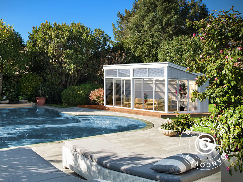 Hytte i tre 5,02x3,96x2,9m, 17,8m², naturlig