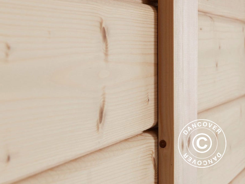 Redskapsbod Bertilo Wallstore Velo, 2,06x1,02x1,35m, 2,1m², Naturlig