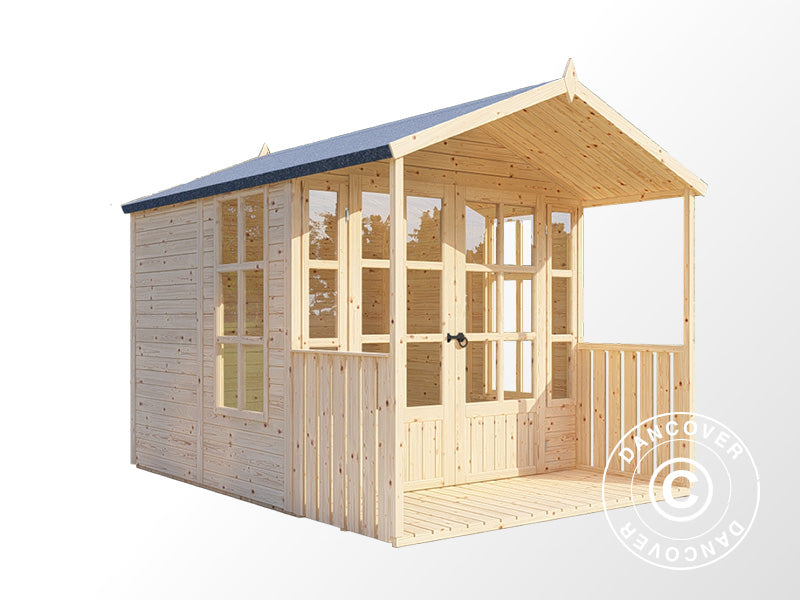 Wooden cabin, Bertilo Arley, 2.02x2.91x2.15 m, Natural