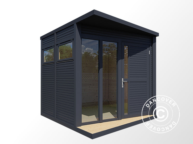 Wooden cabin, Bertilo Concept, 2.34x2.97x2.27 m, Anthracite