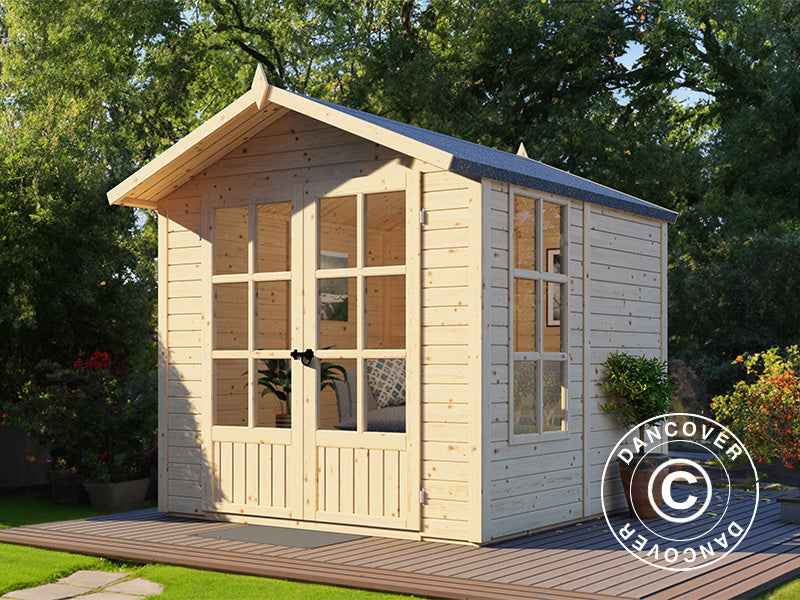 Wooden cabin, Bertilo Melrose, 2.02x2.07x2.15 m, Natural