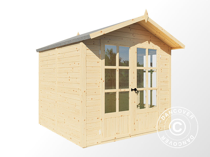 Wooden cabin, Bertilo Melrose, 2.02x2.07x2.15 m, Natural