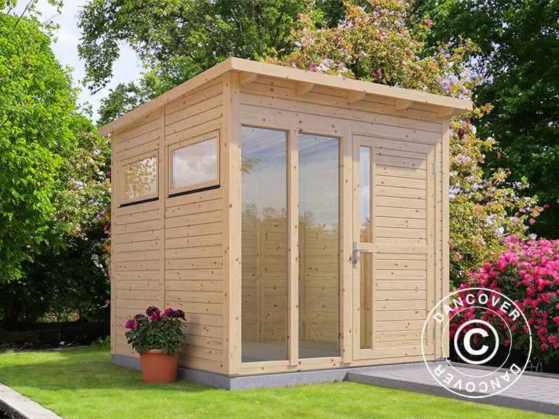 Wooden cabin, Bertilo Pentus 2O, 2.26x2.34x2.33 m, Natural