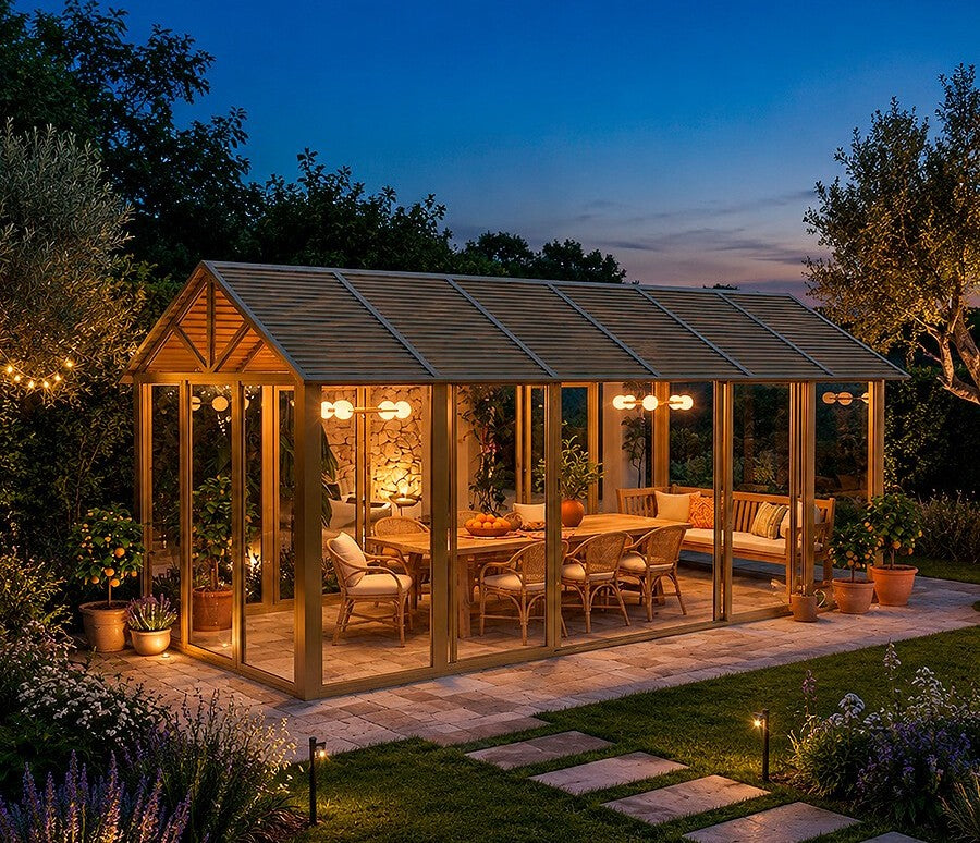 San Clemente paviljonger for et elegant og hyggelig uterom