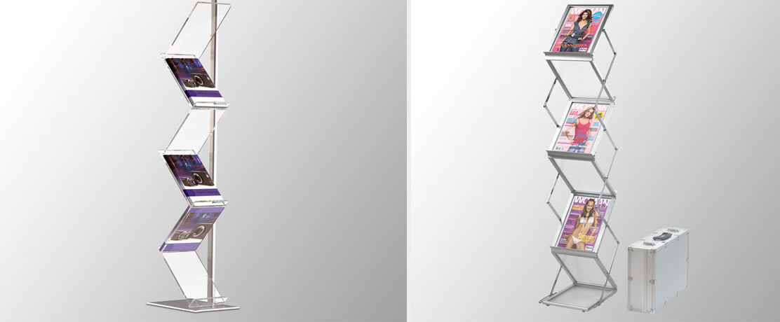 Brosjyrestativ til trykksaker