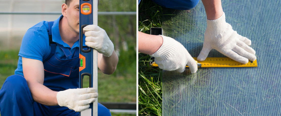 Slik monterer du drivhuset