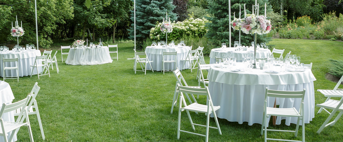 Bord og stoler til festen