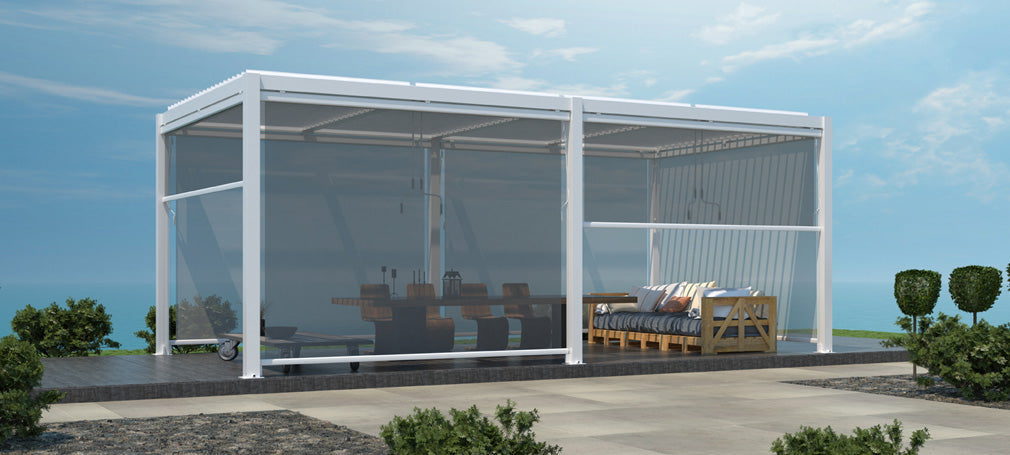 Pergola på terrassen