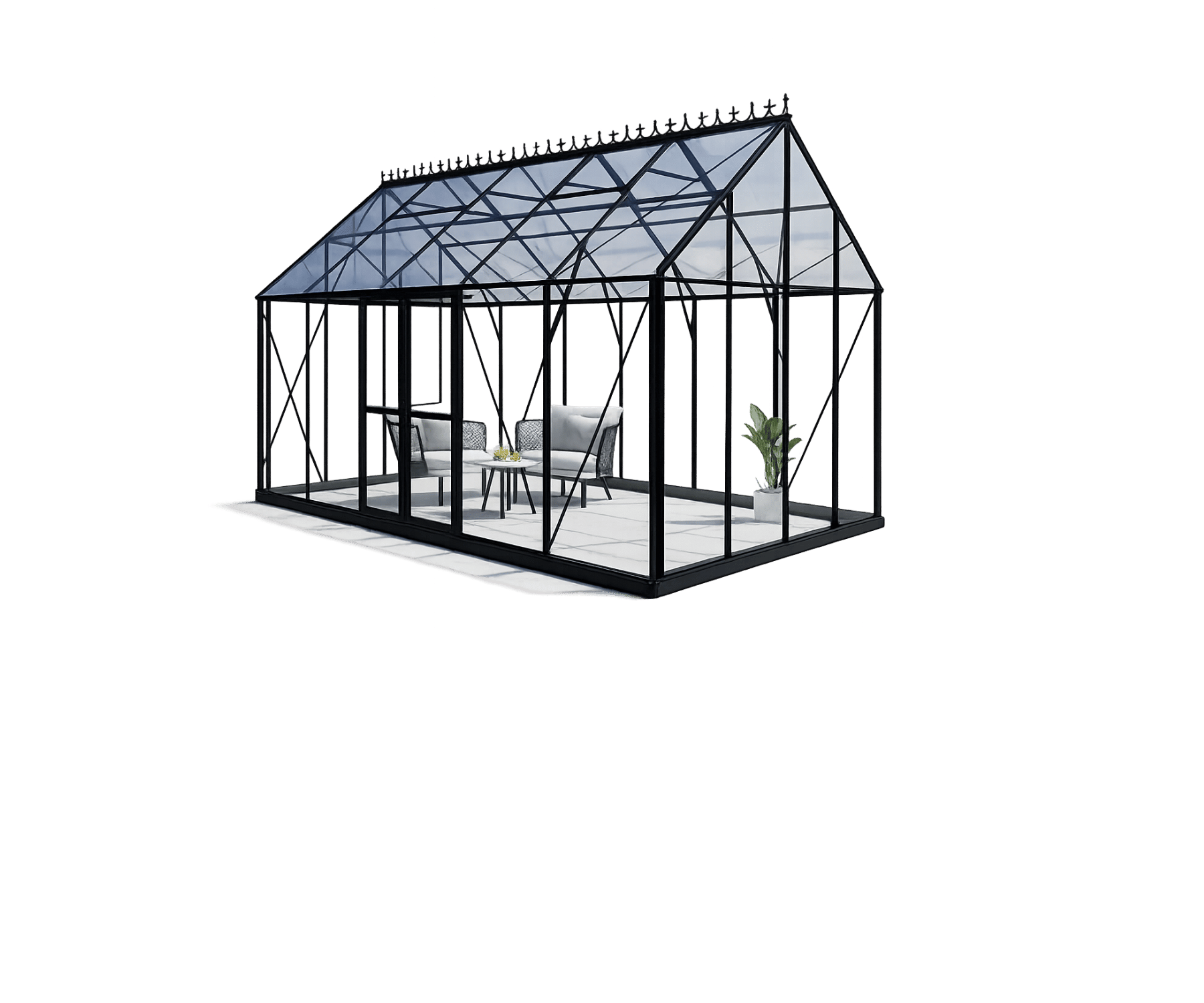 Drivhus i glass