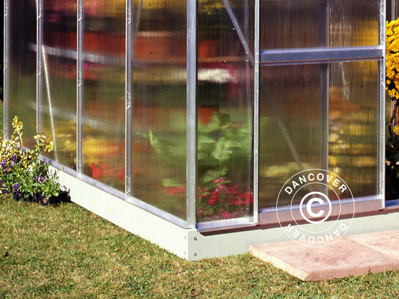 Drivhussokkel for Halls Popular 1,93x3,19x1,95m 6,2m²