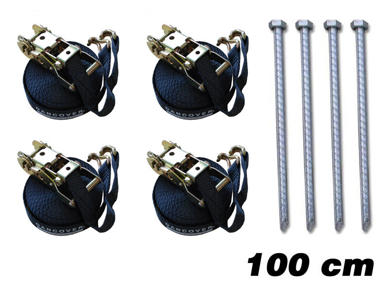 Safetypack 4 (jordspyd 100 cm & stormstropper)