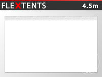 Standard sidevegg for FleXtents, 4,5m, Hvit