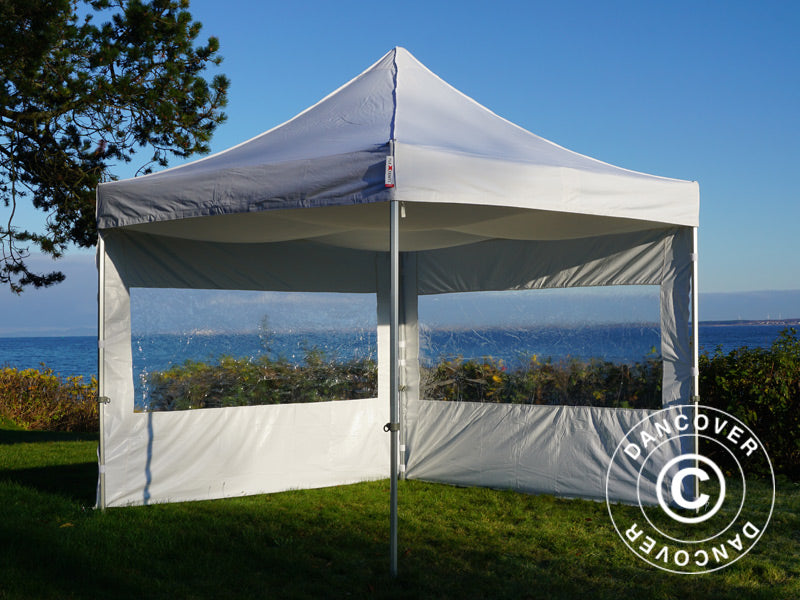 FleXtents takdrapering, Hvit, til 3x3m Quick-up telt