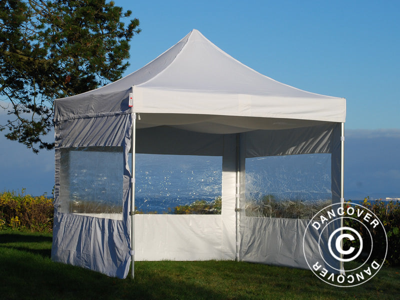 FleXtents takdrapering, Hvit, til 4x4m Quick-up telt