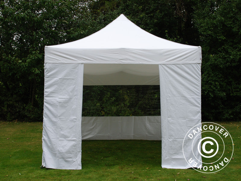 FleXtents takdrapering, Hvit, til 4x4m Quick-up telt