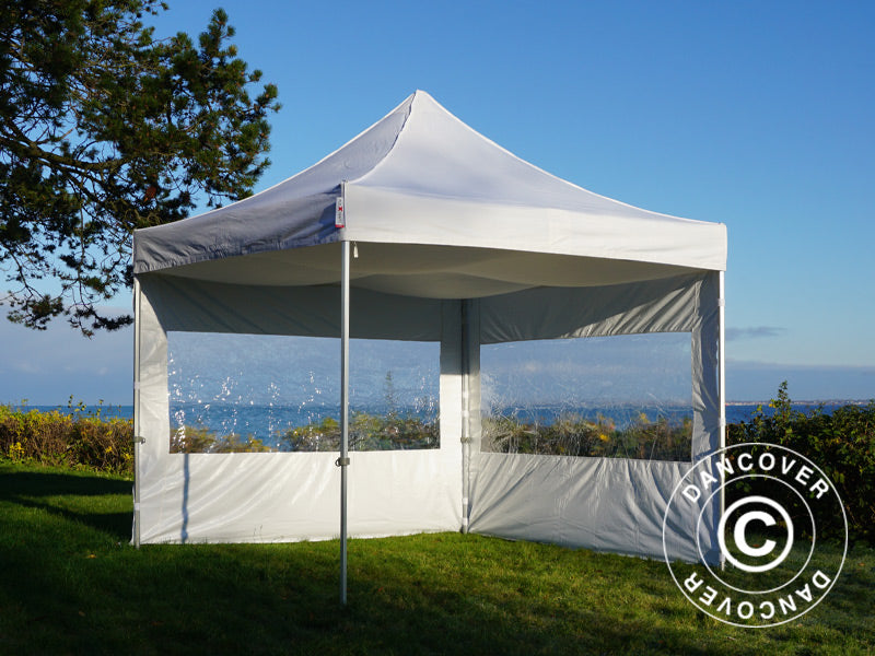 FleXtents takdrapering, Hvit, til 4x4m Quick-up telt