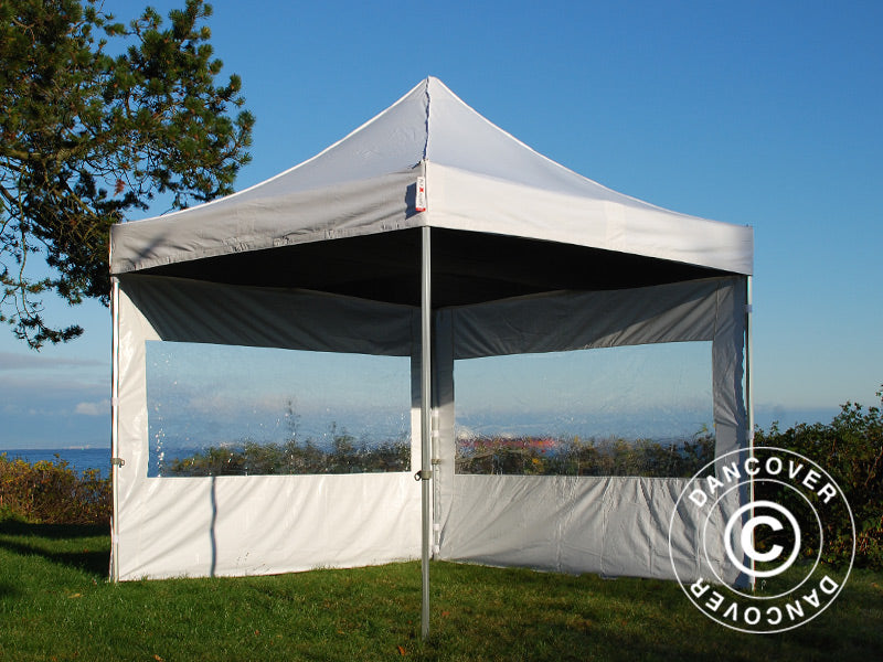FleXtents takdrapering, Svart, til 4x4m Quick-up telt