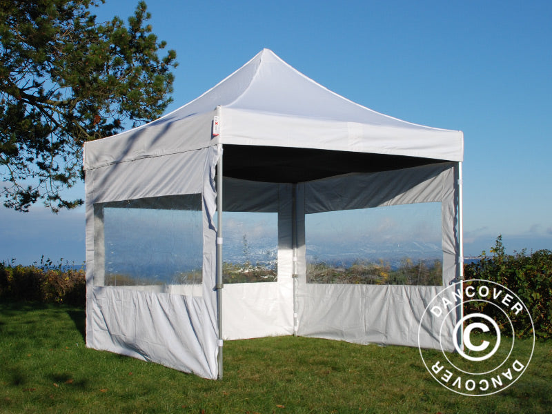 FleXtents takdrapering, Svart, til 4x4m Quick-up telt