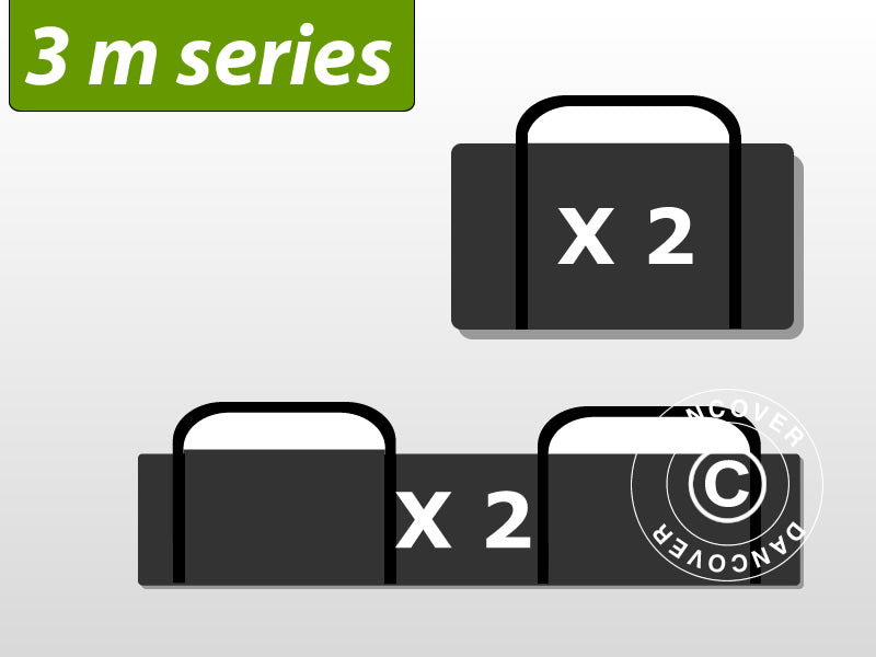 Bærebagger pakke, partytelt 3 m serien