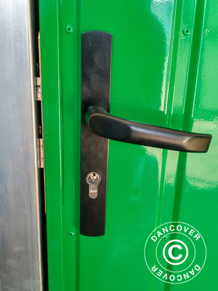 Metalldør til telthall i industristandard Alu, 0,9x2m, hvit