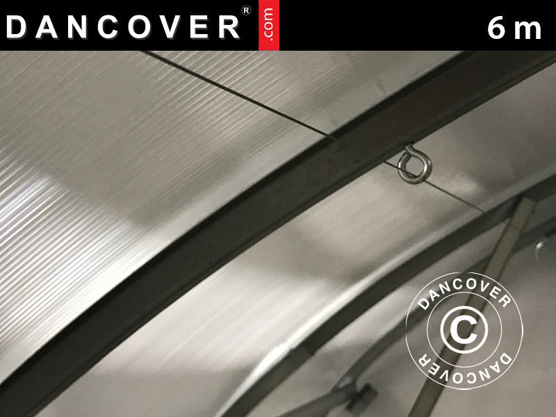 Opphengsett til 6m drivhus, 12m