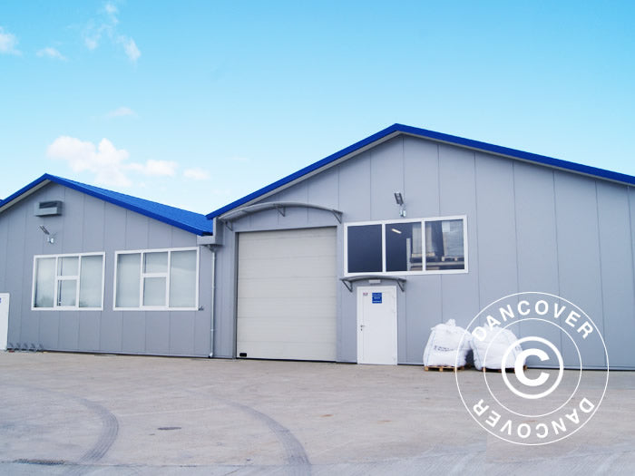 Metalldør til industriell telthall Steel, 0,9x2m, hvit