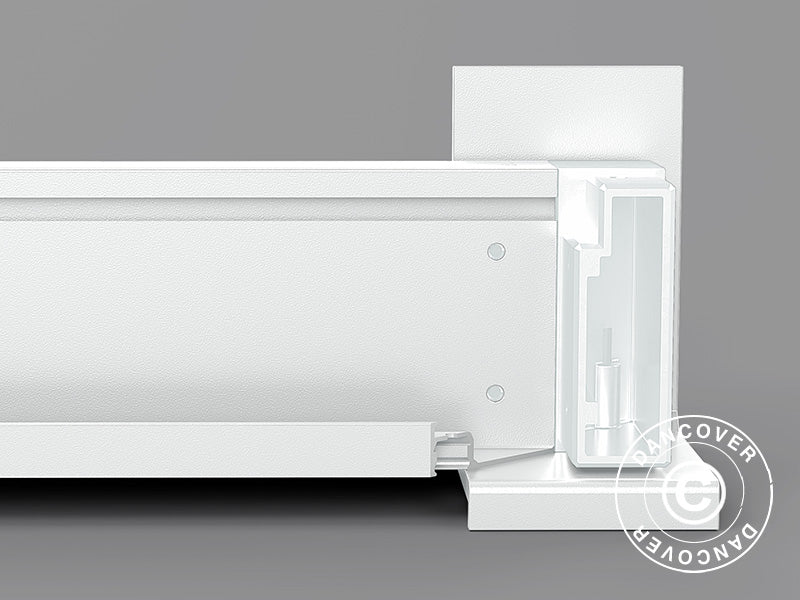 Veggbrakett til San Pablo paviljong 3x3m, 3x4m og 4x4m, Hvit, 2 stk.