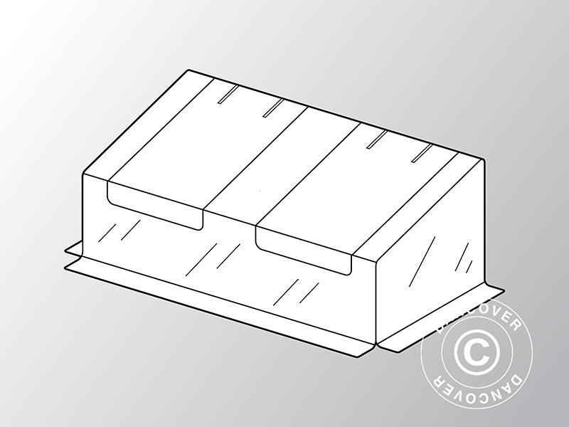Duk til minidrivhus GH16040, 0,92x1,8x0,7m, PVC, Transparent&nbsp;BARE 3 STK. IGJEN