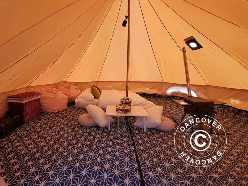 Lavvo teltmatte til 4m TentZing® telt, 2 stk., Blå/Hvit