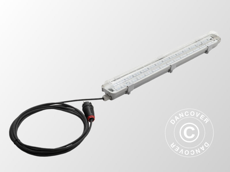 LED plantelys 0,65m, Grå