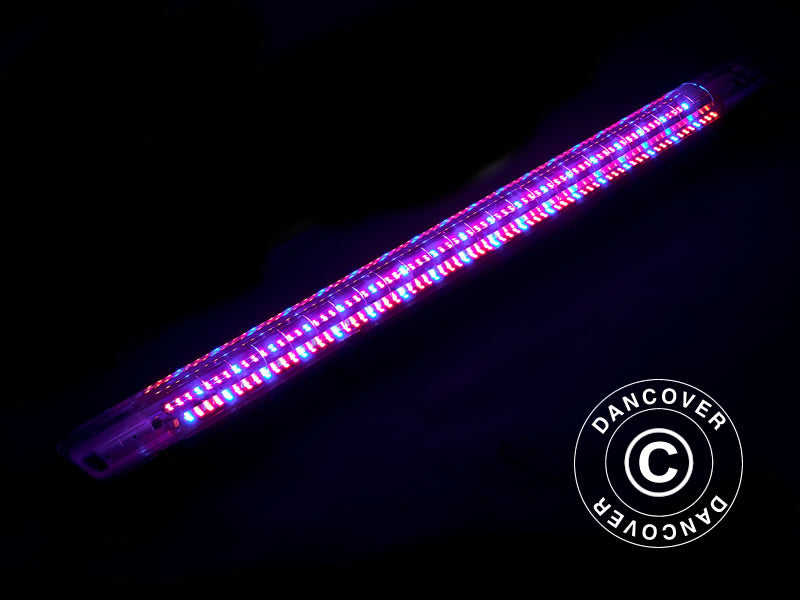 LED plantelys 1,26m, Grå