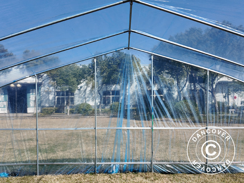Duk for polytunnel drivhus GH18400, 6x10x2,5m, 100-mikron PO-film, Transparent