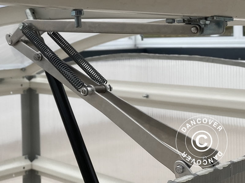 Automatisk vindusåpner til drivhus, UNIVENT, Sølvfarget