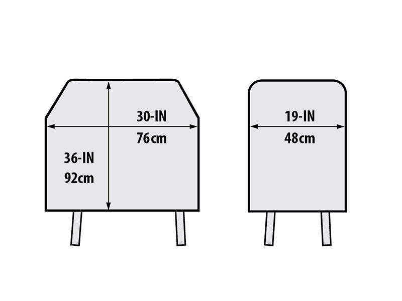 Grilltrekk Select til gassgrill BK 310+Porta Chef 120, Svart