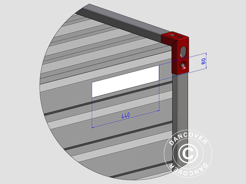 Ventilasjonsrist til container, Orion
