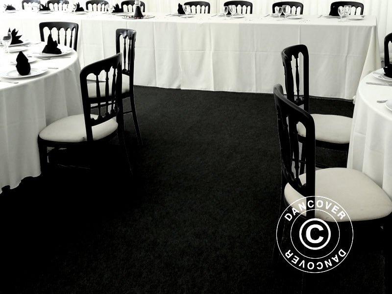 Teppe 2x16m, Svart, 400g