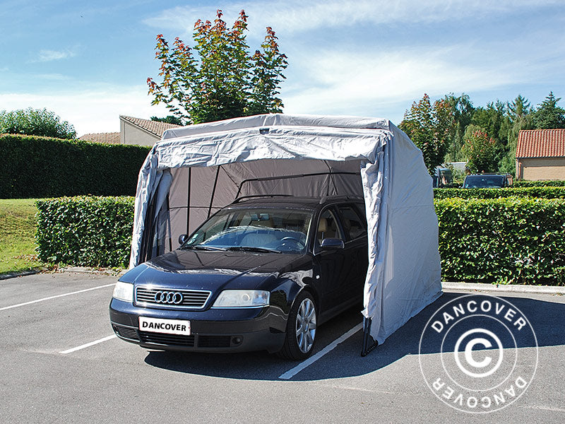 Foldegarasje (Bil), 2,8x6,24x2,3m, Grå