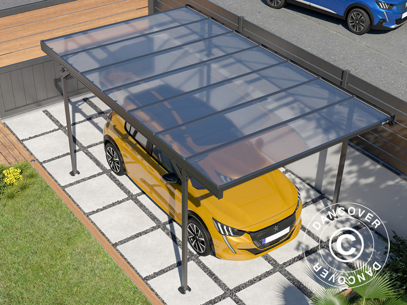 Carport Mistral, 3,09x5,09x2,27m, Antrasitt