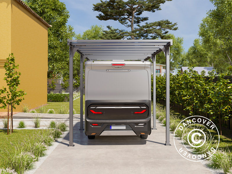 Carport XL, Hegoa 20, 3,17x7,19x3,17m, Antrasitt