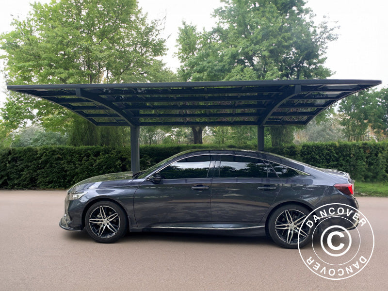 Carport Boston, 3x5x2,4m, Grå